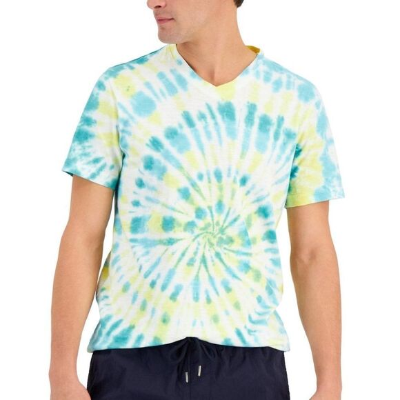 Sun + Stone Other - Sun + Stone Men's V-Neck Tie-Dye T-Shirt